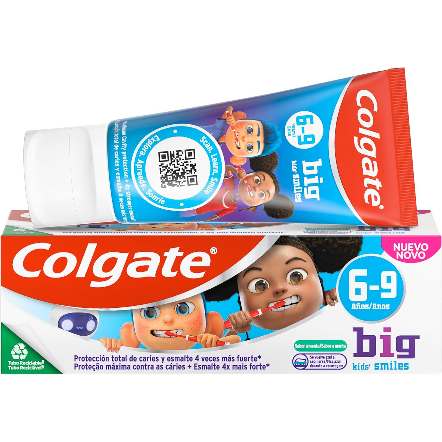 Colgate Børnetandpasta Junior Big Smiles 6-9 år 75 ml.