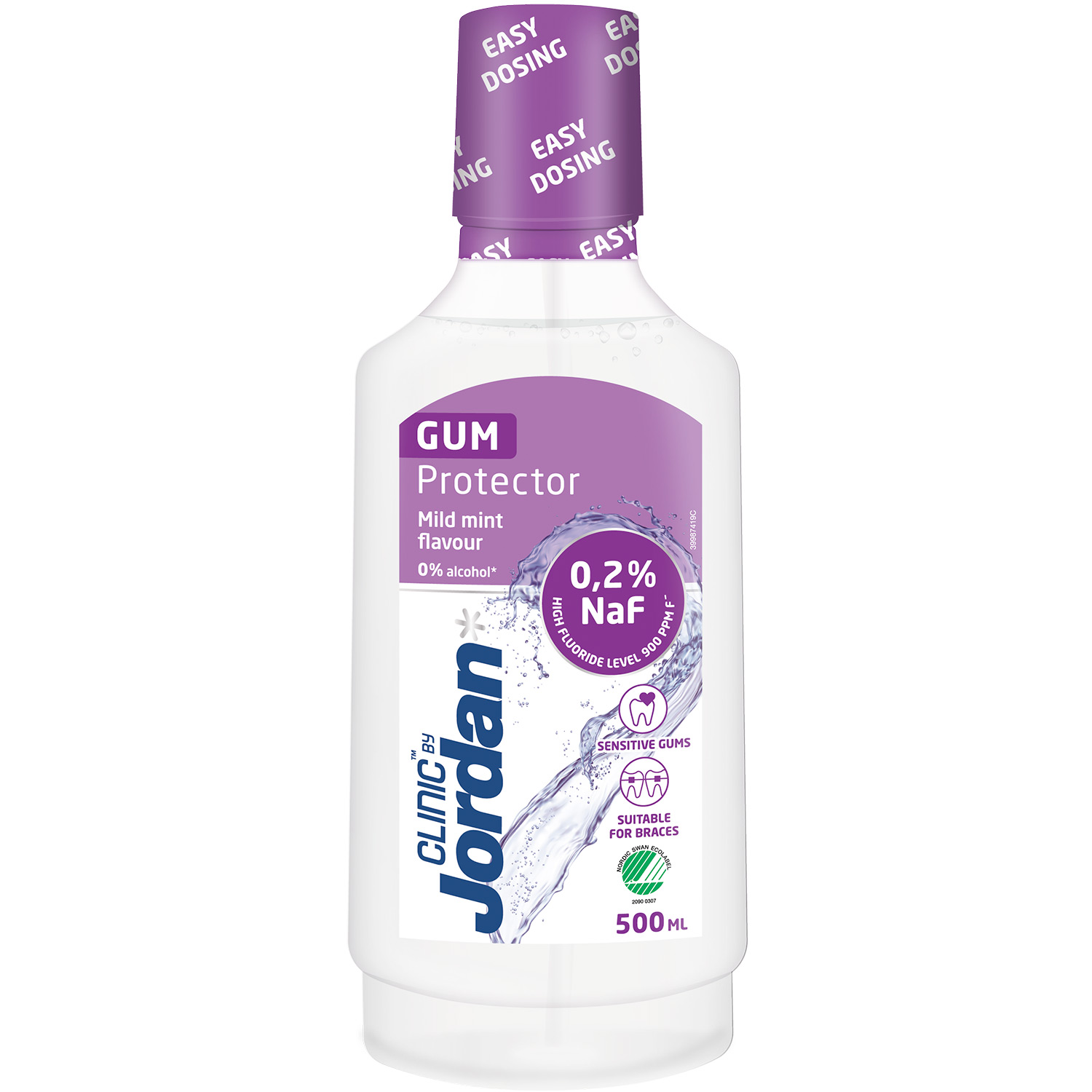 Jordan Mouthwash Clinic Gum Protector Fluor 900 ppm 500 ml