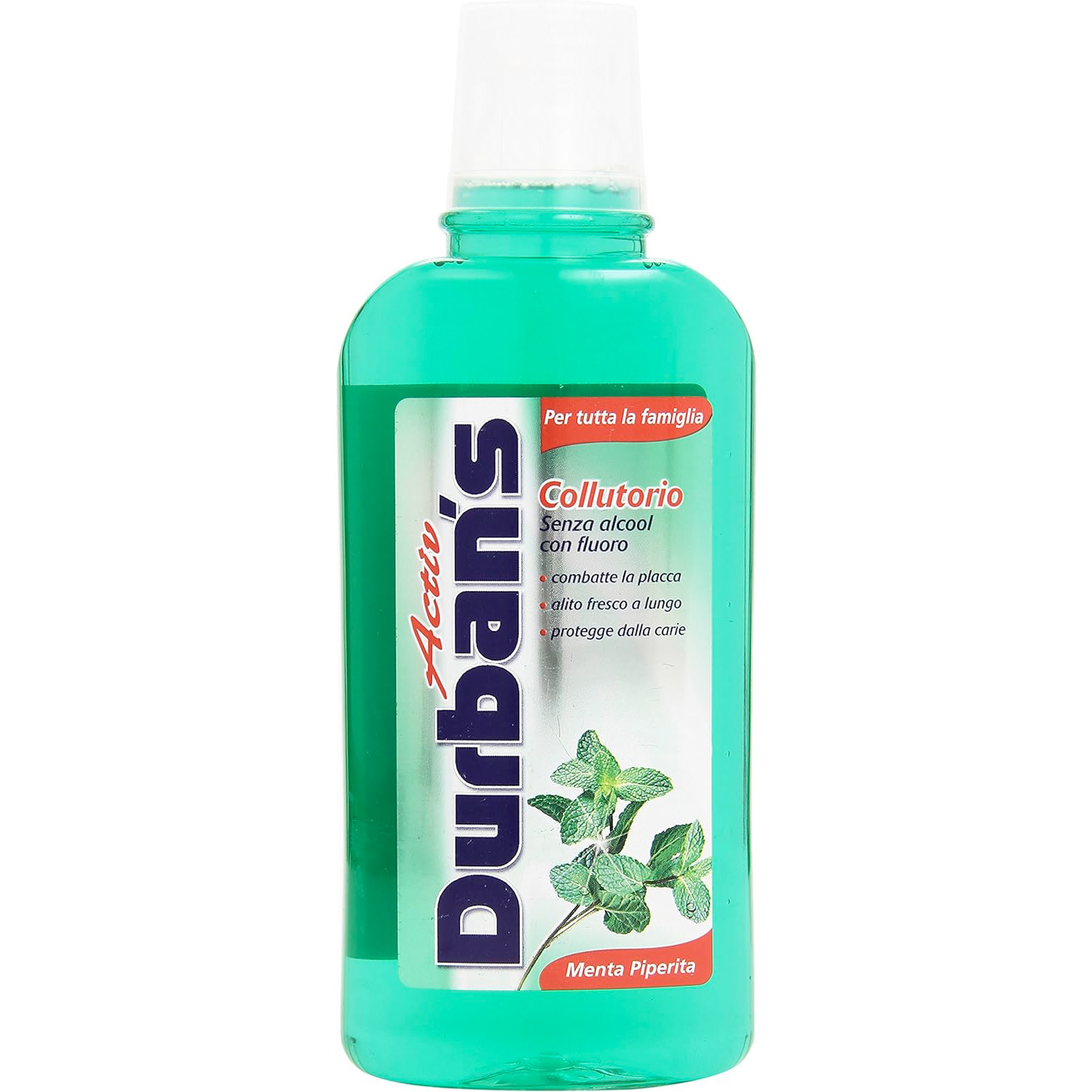 Durban's Mundwasser Total Activ Peppermint 500 ml.