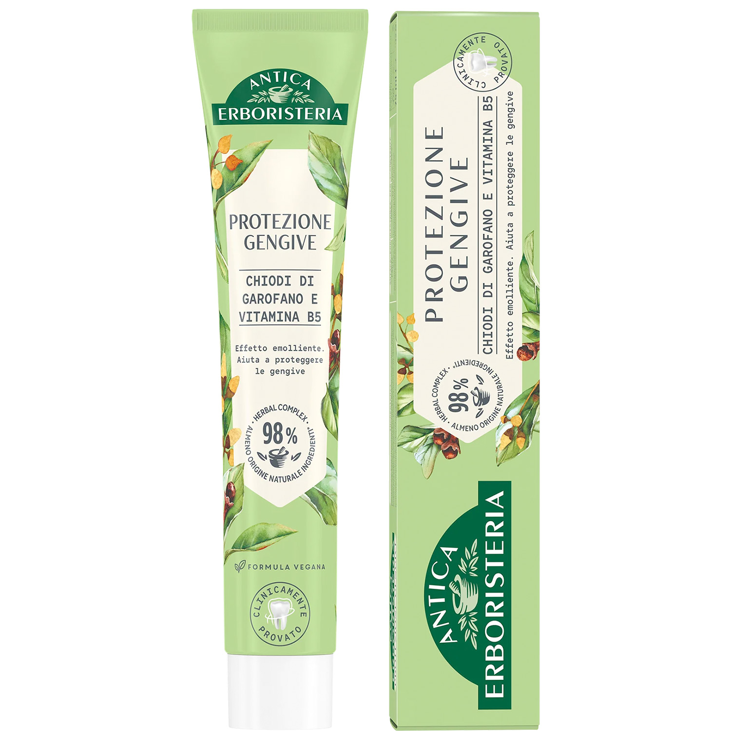 Natürliche Zahnpasta ANTICA Erboristeria Protection Gum ml.