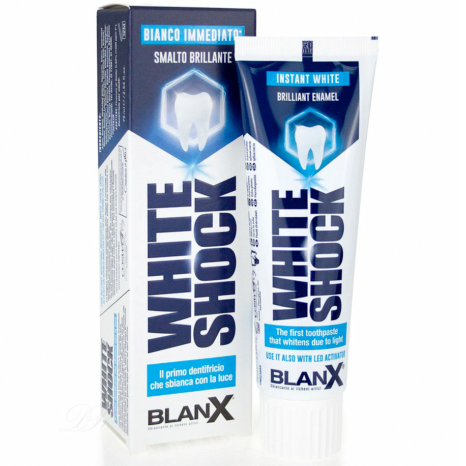 Zahnaufhellung Zahnpasta BLANX White Shock 75 ml