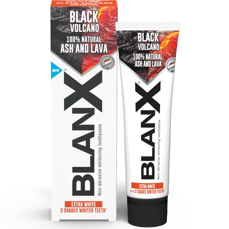 Zahnaufhellende Zahnpasta BLANX Black Volcano 75 ml
