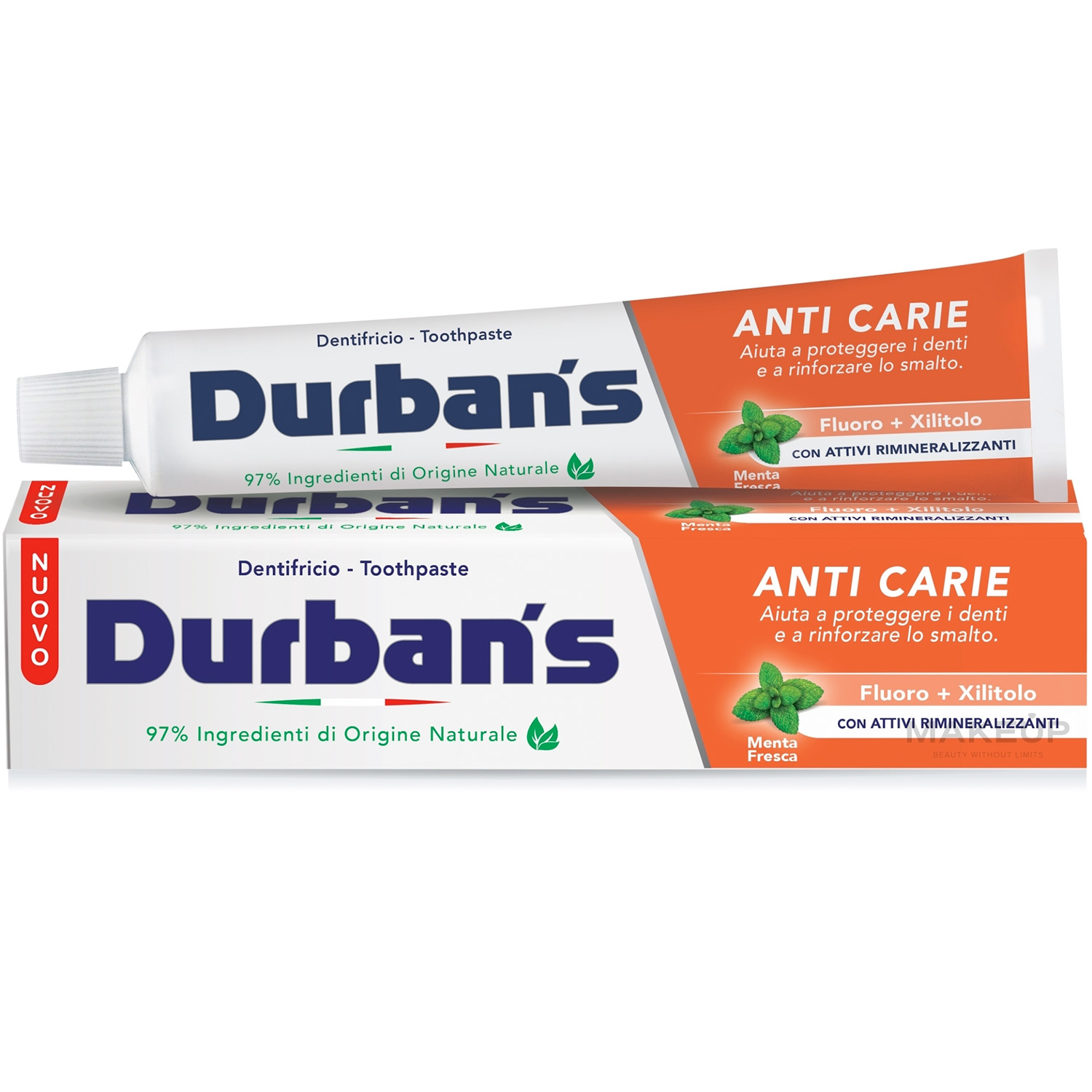 Durban's Zahnpasta Anti-Karies Whitening 5 Aktionen 75 ml.