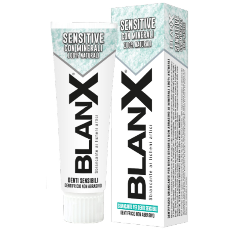 Zahnaufhellende Zahnpasta BLANX Sensitive Natural Arctic Flechten 75 ml