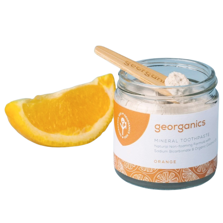 Bio-Mineral-Zahnpasta Georganics Orange Fluoridfrei 120 ml