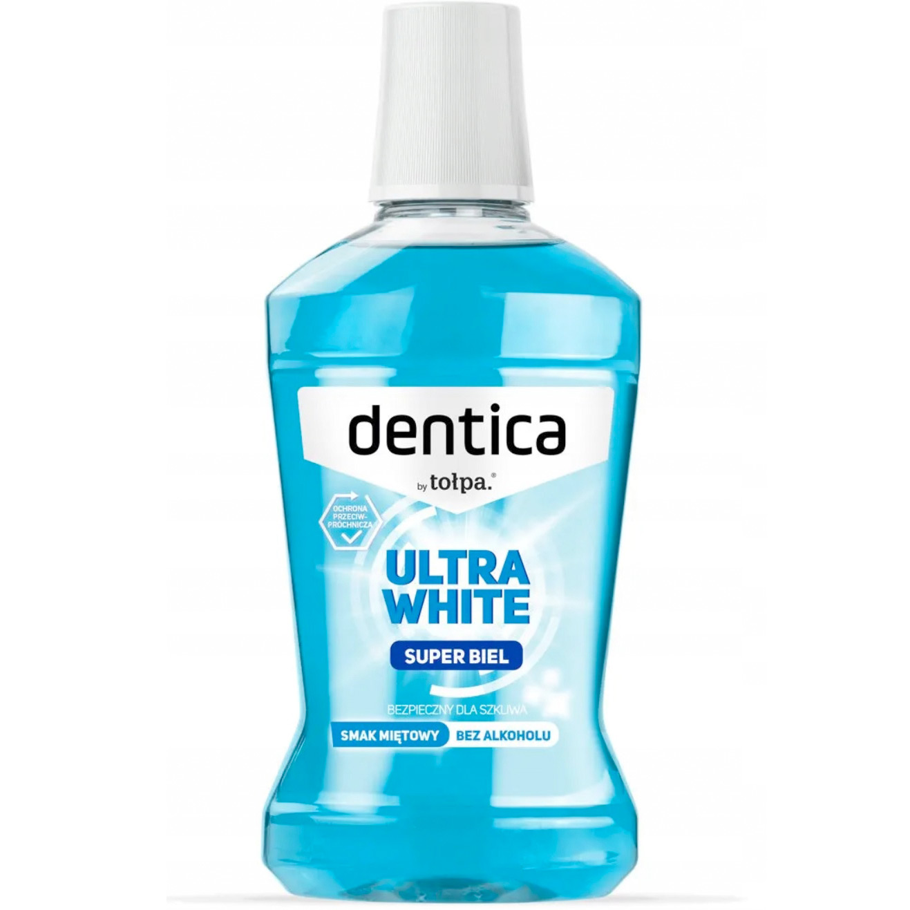 Whitening Mundwasser DENTICA by Topa Black Ultra White 500 ml