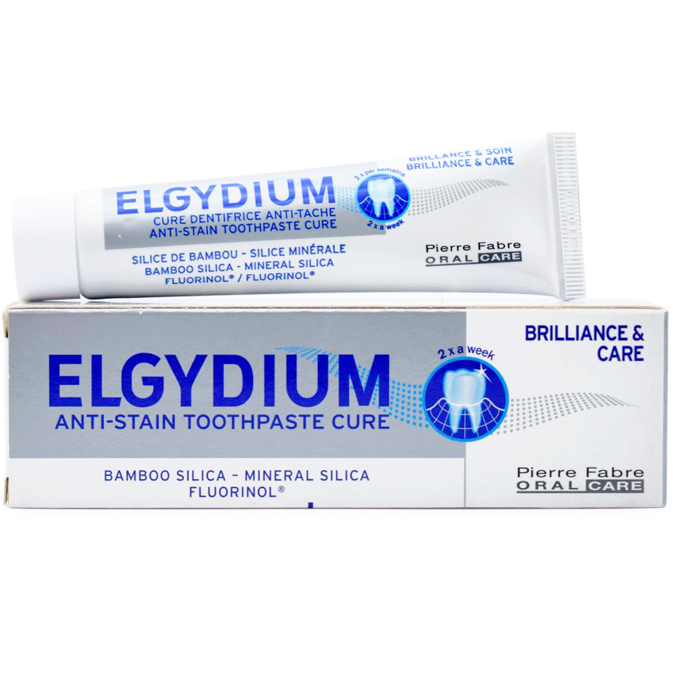 Tandblegning Tandpasta ELGYDIUM Brilliance & Care 30 ml.