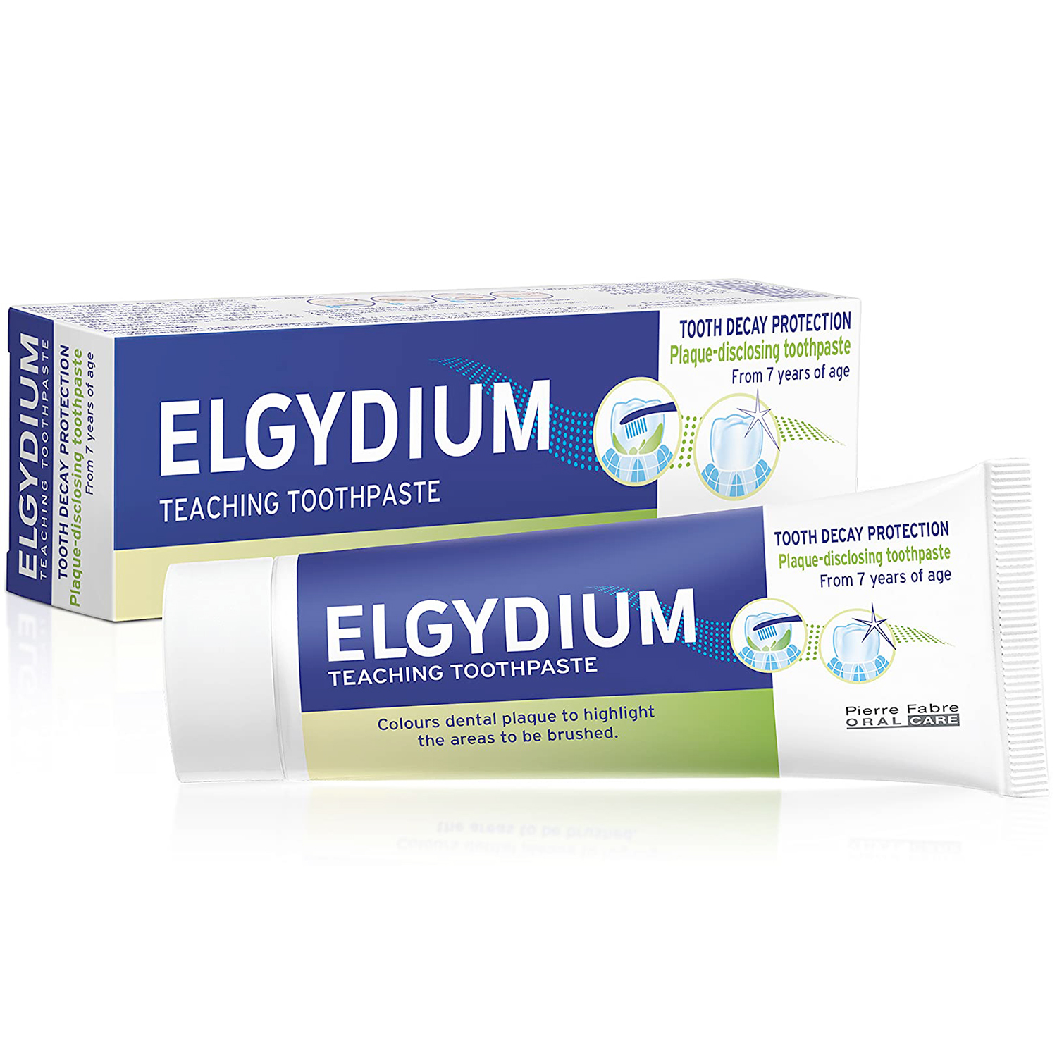 Elgydium Børnetandpasta Gel Teaching Plaque Finder 50 ml.