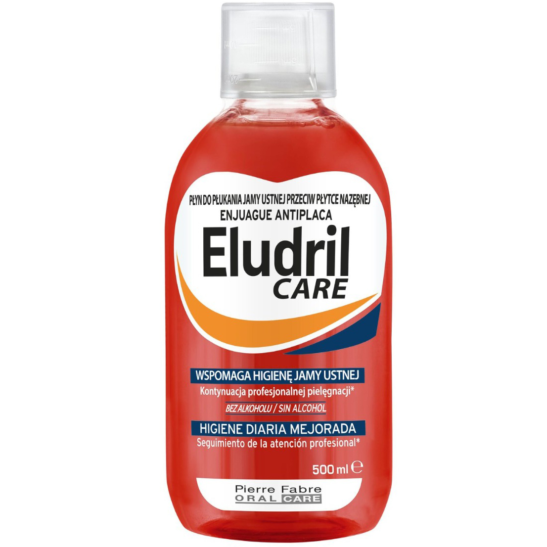 Chlorhexedin-Mundwasser Elgydium ELUDRIL Care Anti-Plaque 500 ml.
