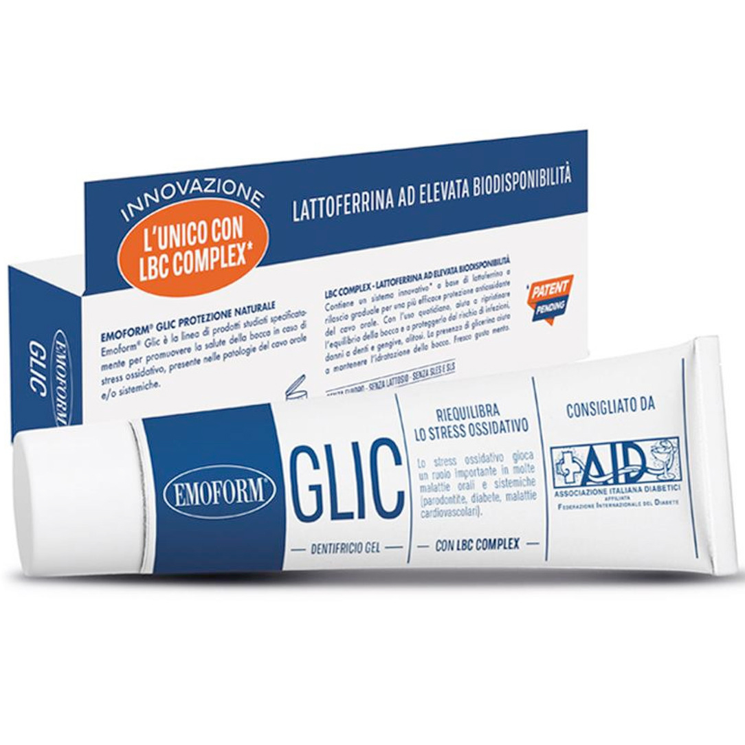 Emoform GLIC Tandpasta Gel Glycerin & Hyaluronic 75 ml.