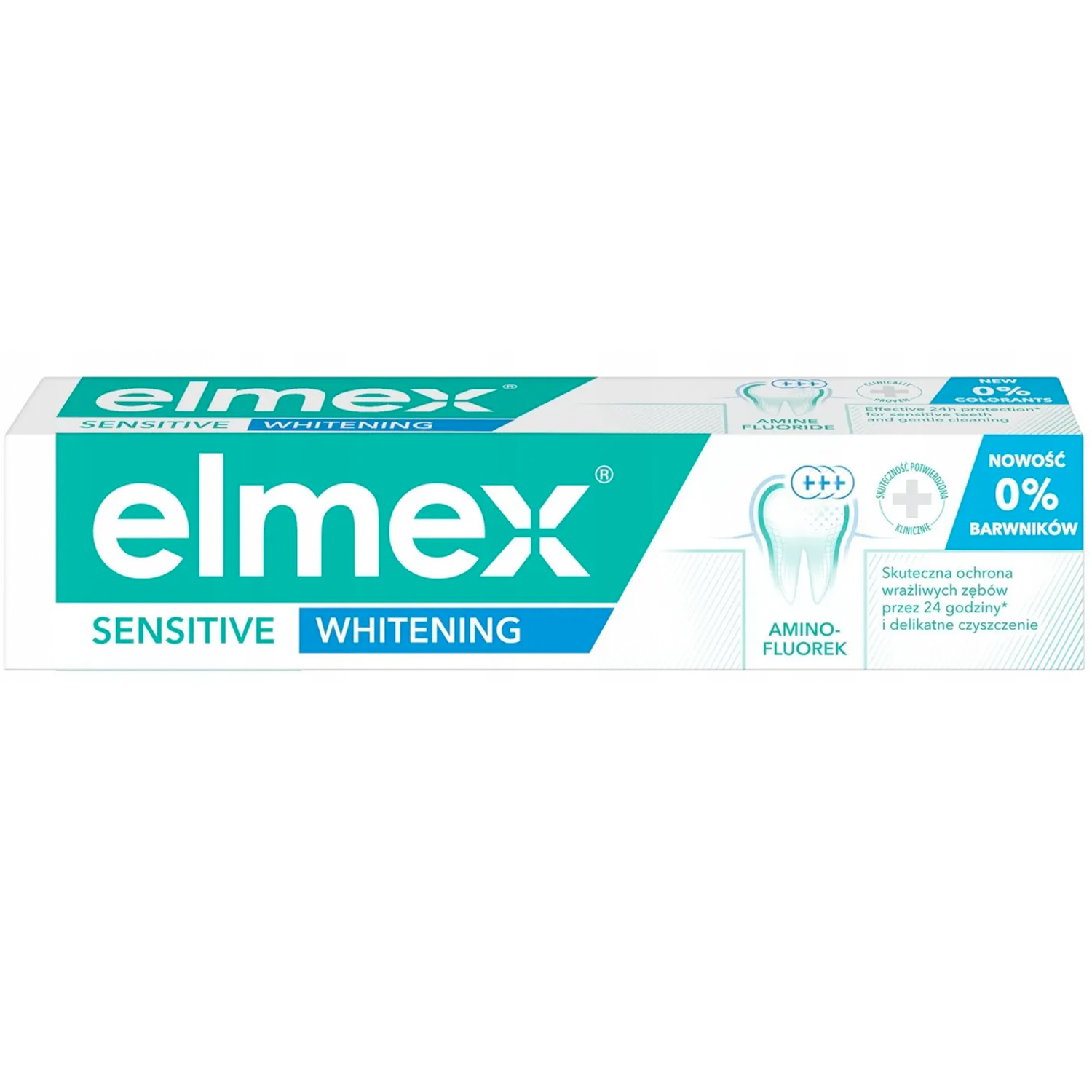 Zahnpasta gegen Isninger Elmex Sensitive Whitening 75 ml