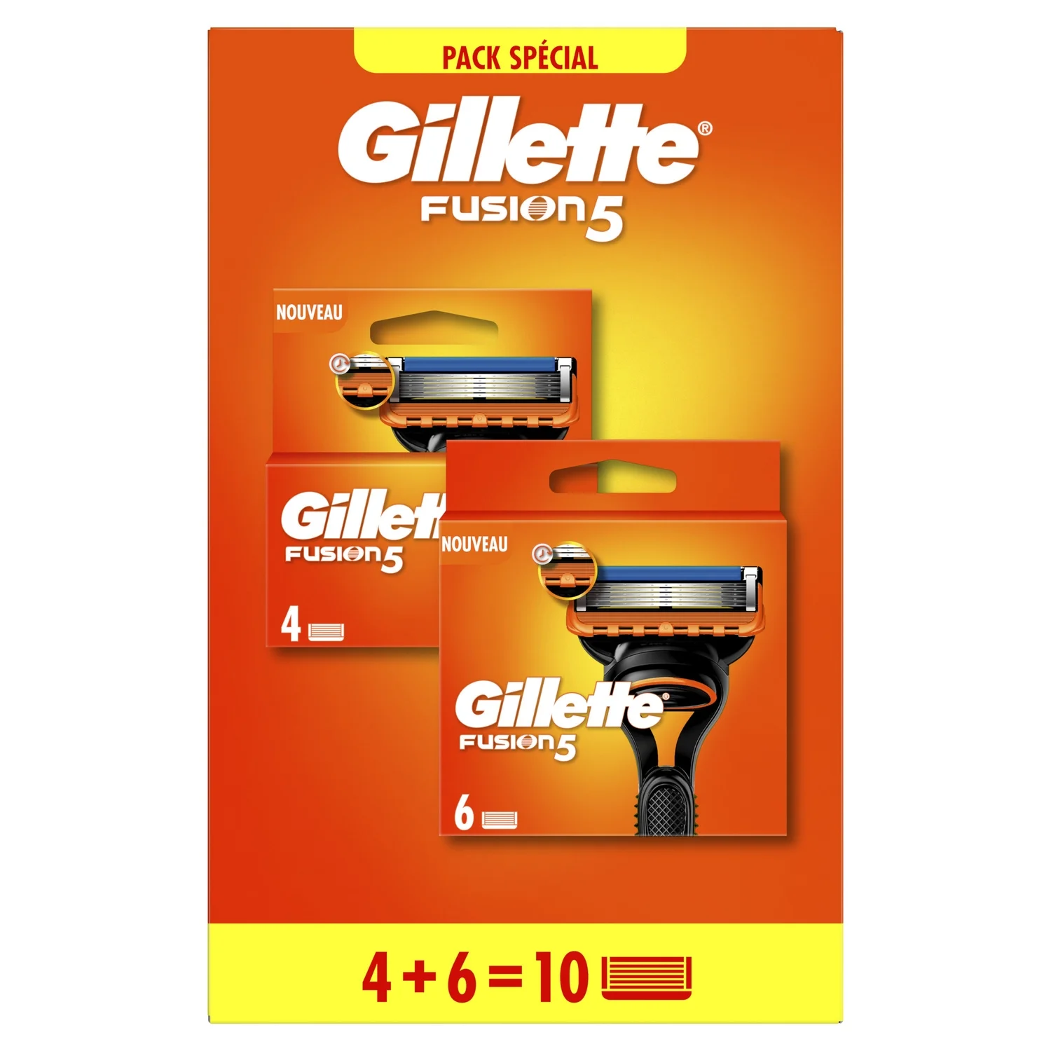 GILLETTE Fusion5 Barberblade 10 stk.