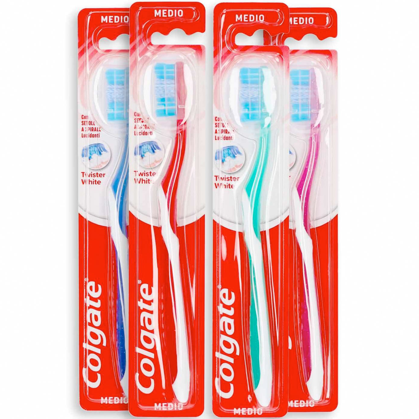 Colgate Zahnbürste Twister White Medium