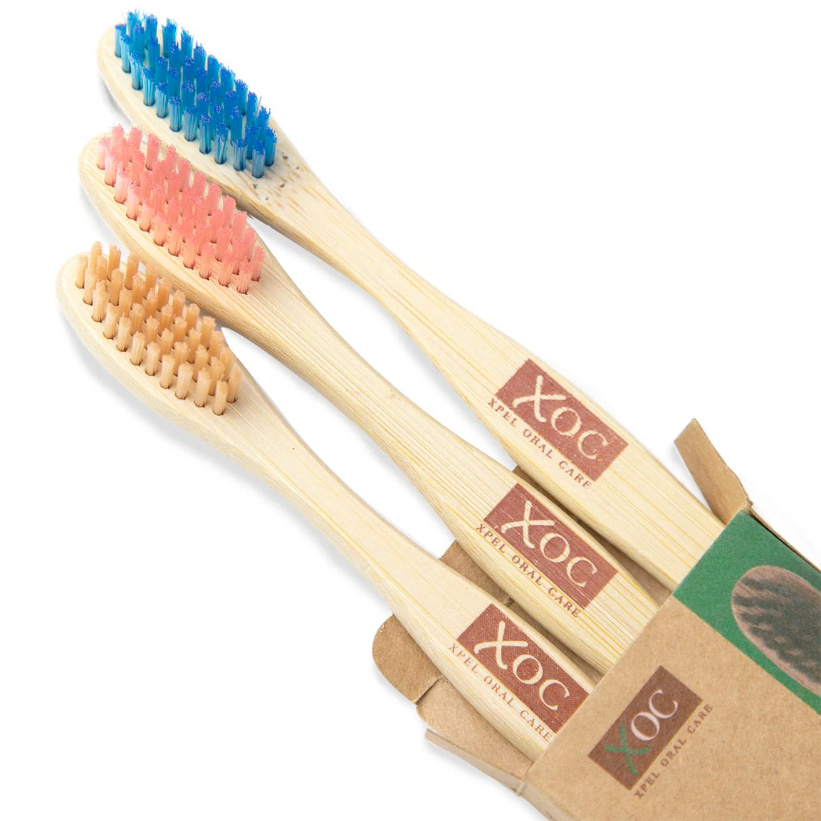 XOC Bambuszahnbürsten SOFT 3 Stk.