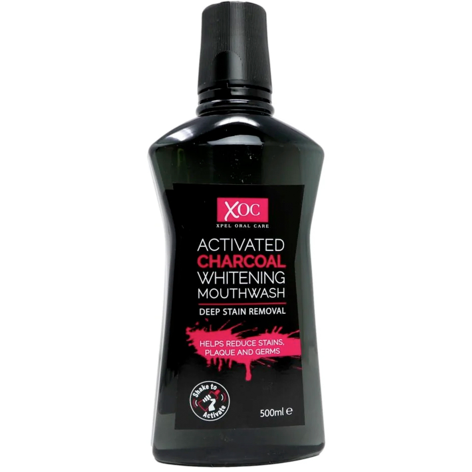 Whitening Mundwasser XOC Aktivkohle 500 ml