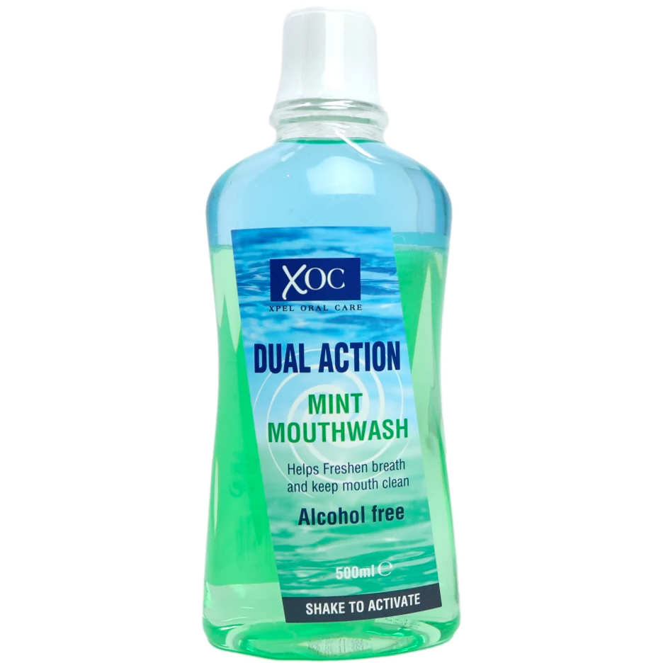 Xylitol-Mundwasser XOC Dual Action Mint 500 ml