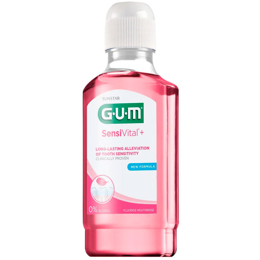 GUM SensiVital+ Mundskyl Mod Isninger 300 ml - Mundskyl mod isninger i tænderne