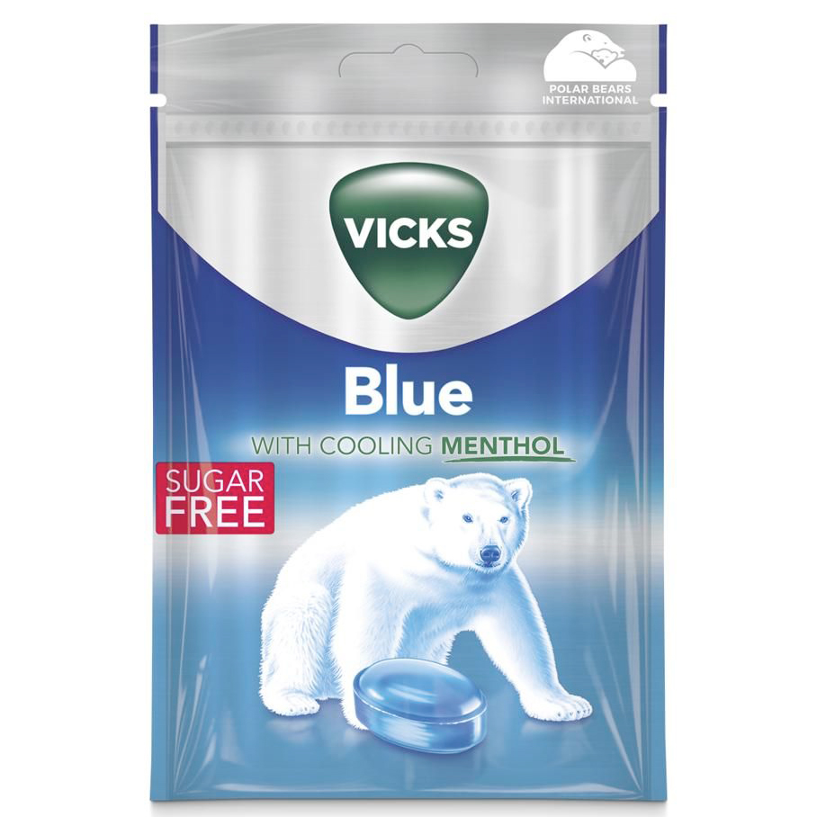 Vicks Halspastillen Blau 72 gr.