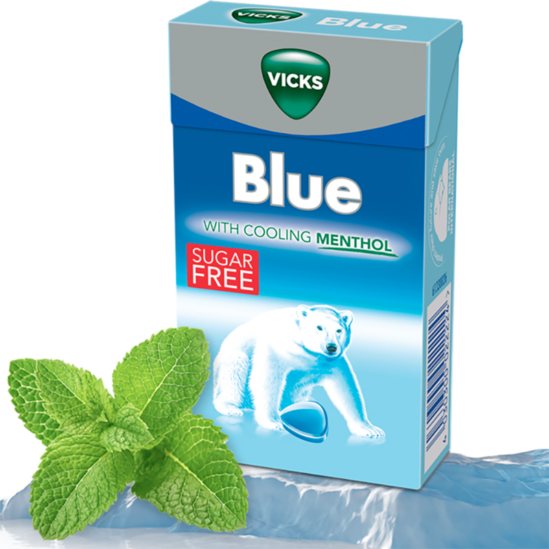 Vicks Halspastillen Blau