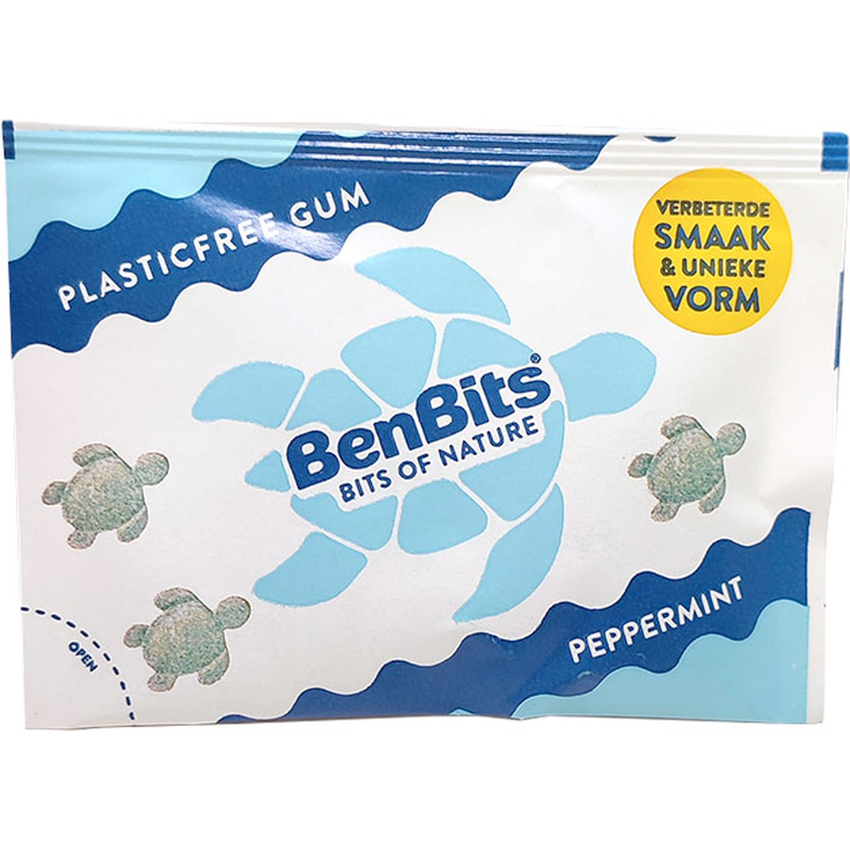 Naturlig Plastikfri Tyggegummi BENBITS Xylitol Peppermint 16g