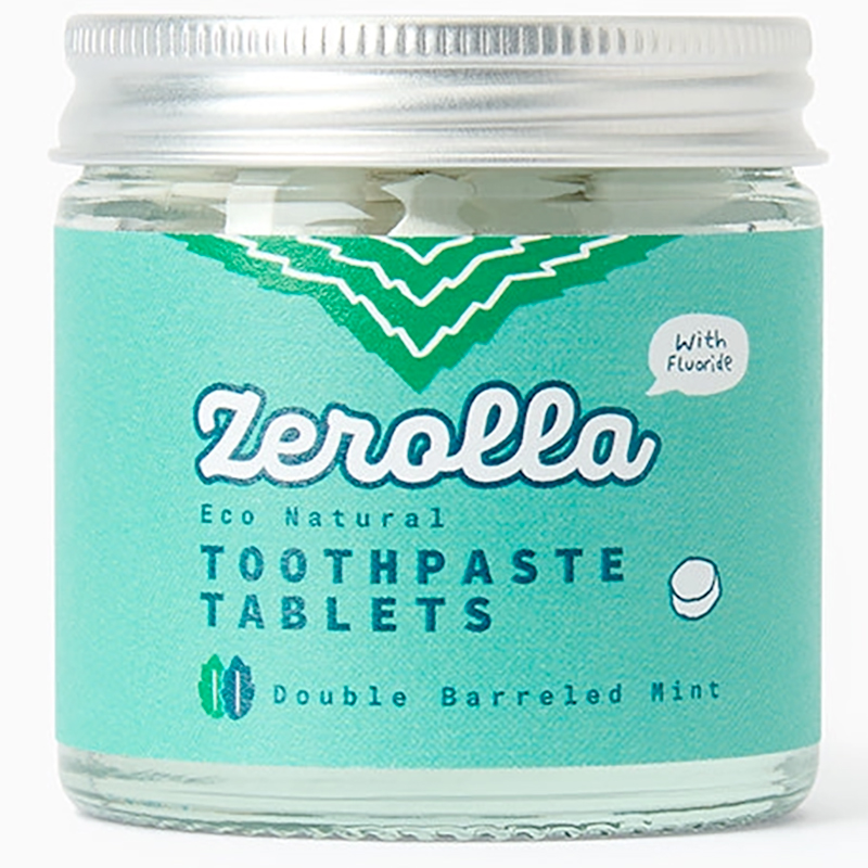 Naturlig Tandpasta Tabletter ZEROLLA Eco Natural Double Mint 100 stk.