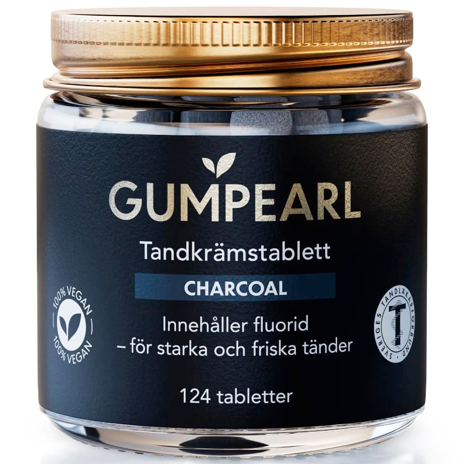 Zahnpastatabletten GUMPEARL Kohle Fluorglas 248 Stk.