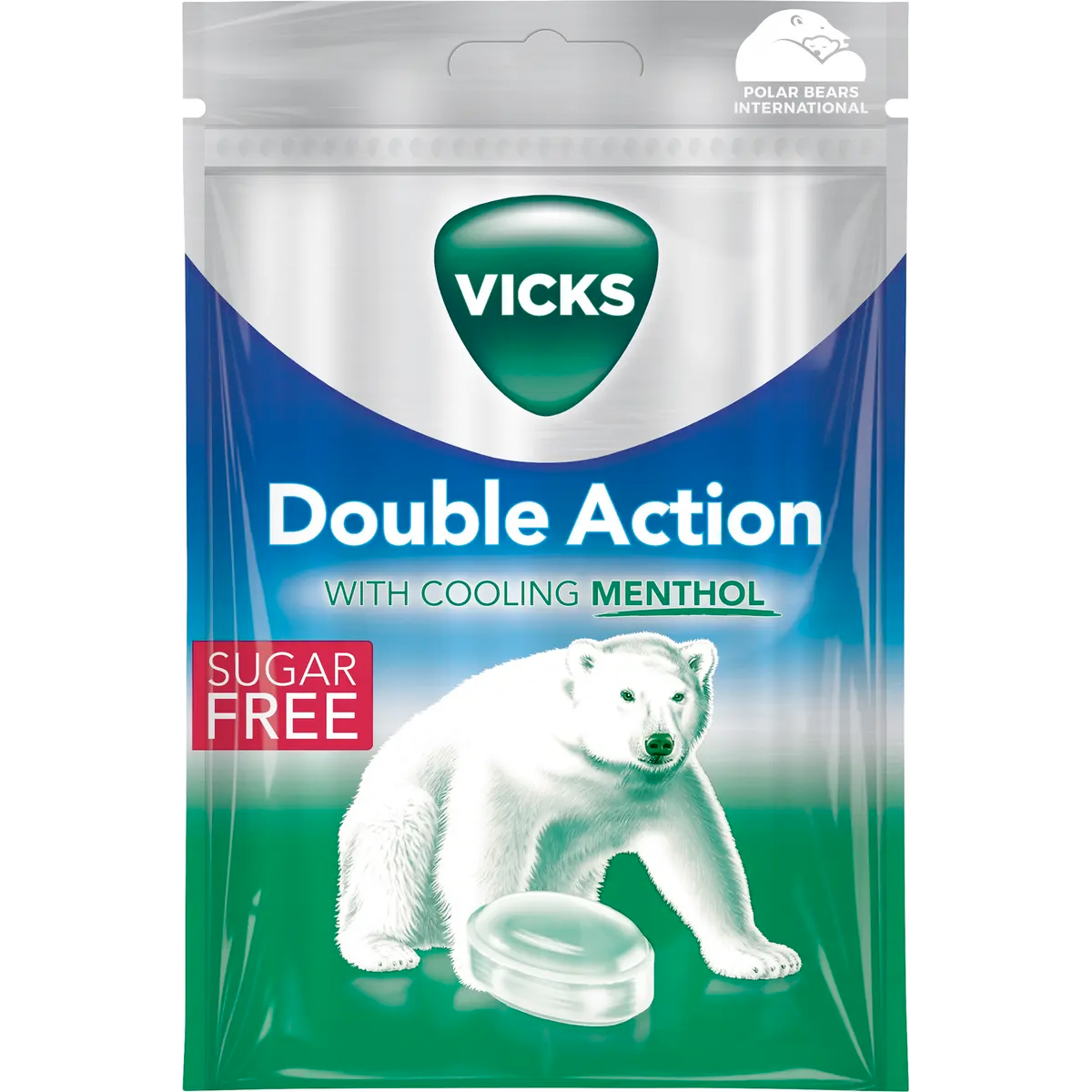 Vicks Halspastillen Double Action 72 gr.