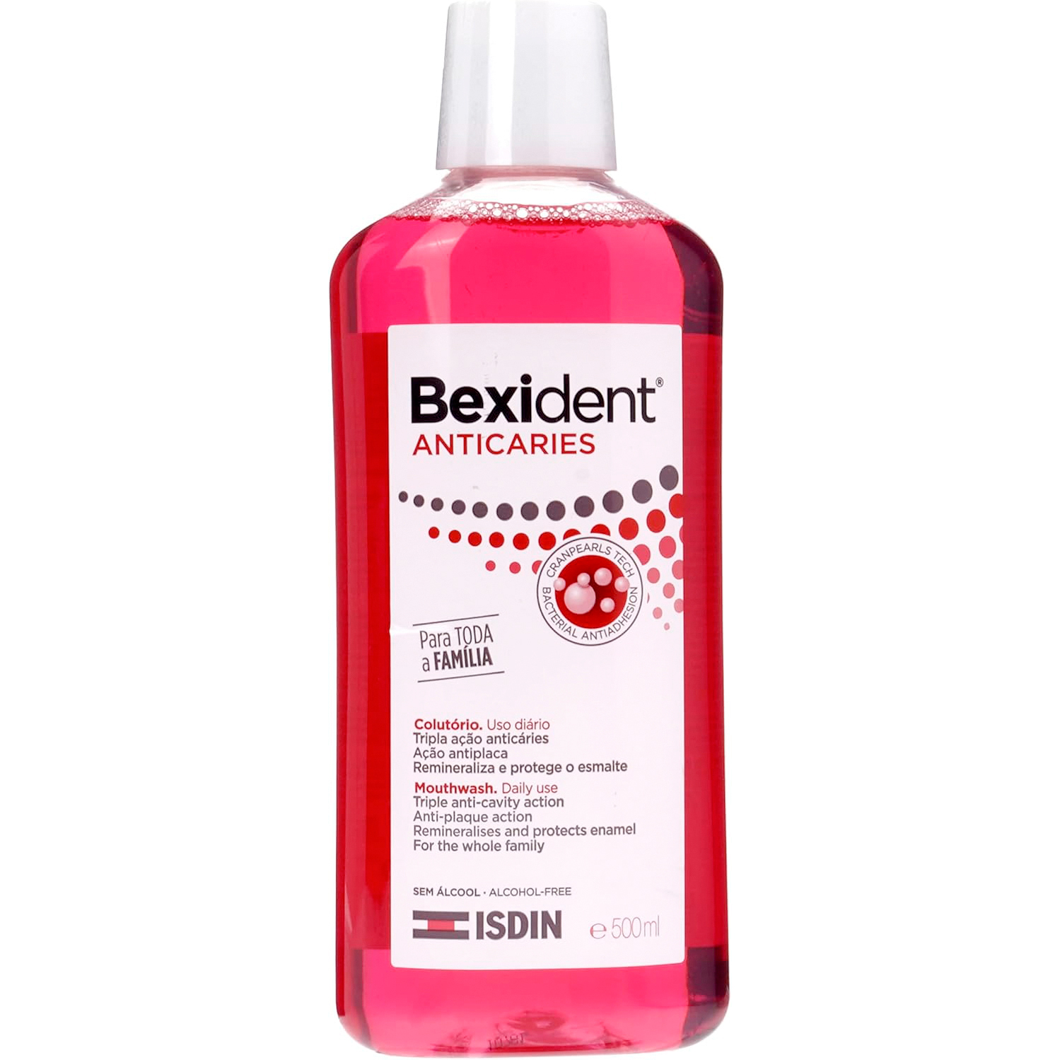 BEXIDENT Mundwasser Anti- Caries Cranberry Xylitol 500 ml