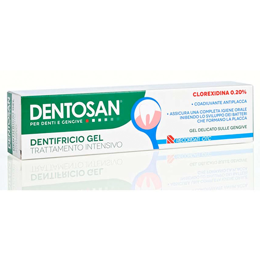 Klorhexedin Tandpasta Gel 0,20 % DENTOSAN Intensive Care 75 ml