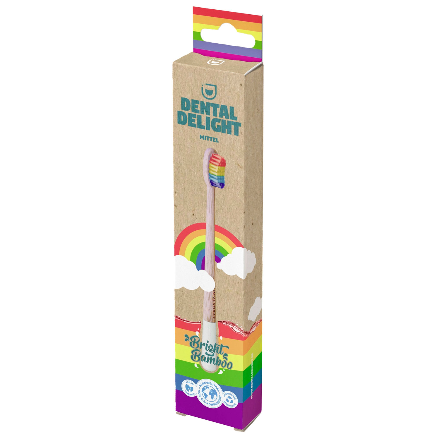 Dental Delight Bambus Tandbørste Bright Bamboo