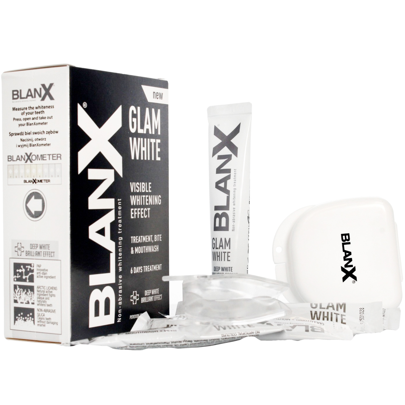Zahnaufhellungsset BLANX Glam White 6-Tage-Express Treatment Whitening