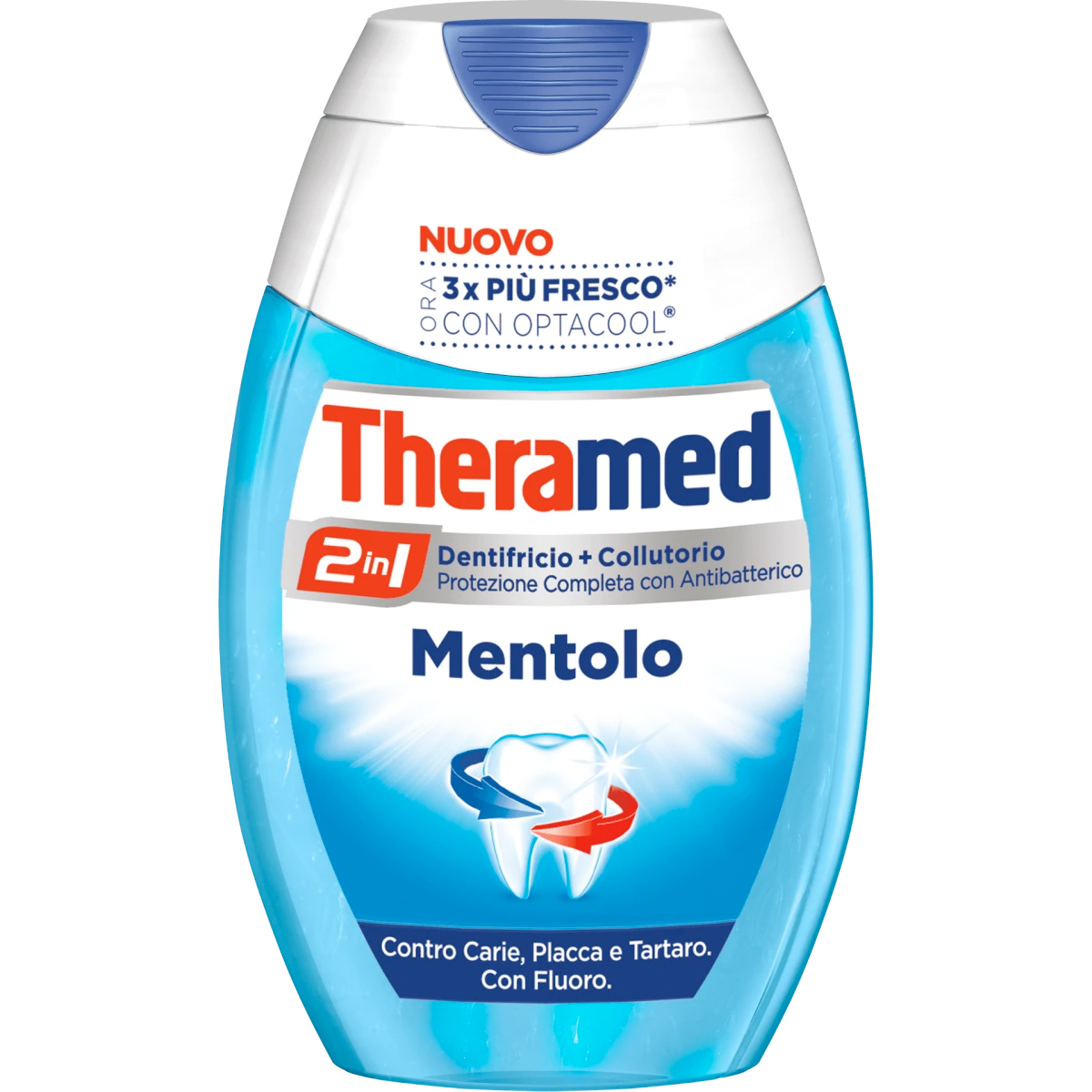 Theramed Zahnpasta-Gel 2 in 1 Menthol 75 ml