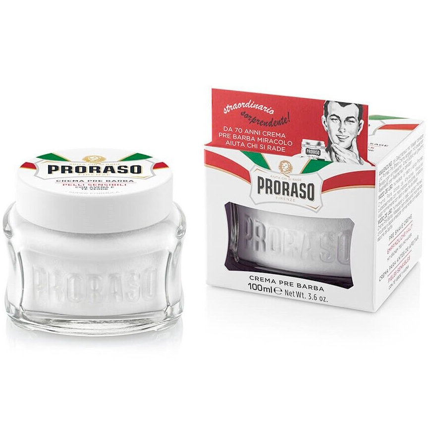 Proraso Pre Shave Cream White Sensitive Skin 100 ml