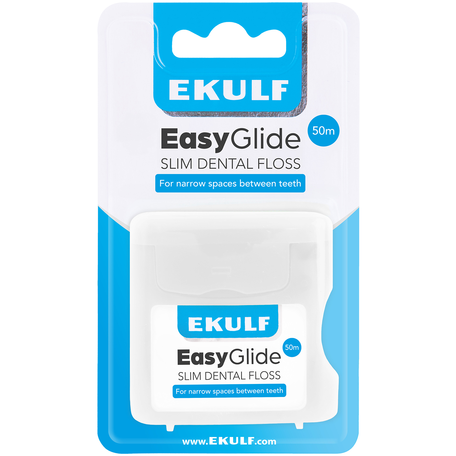 Ekulf EasyGlide Tandtråd Slim 50 mtr.