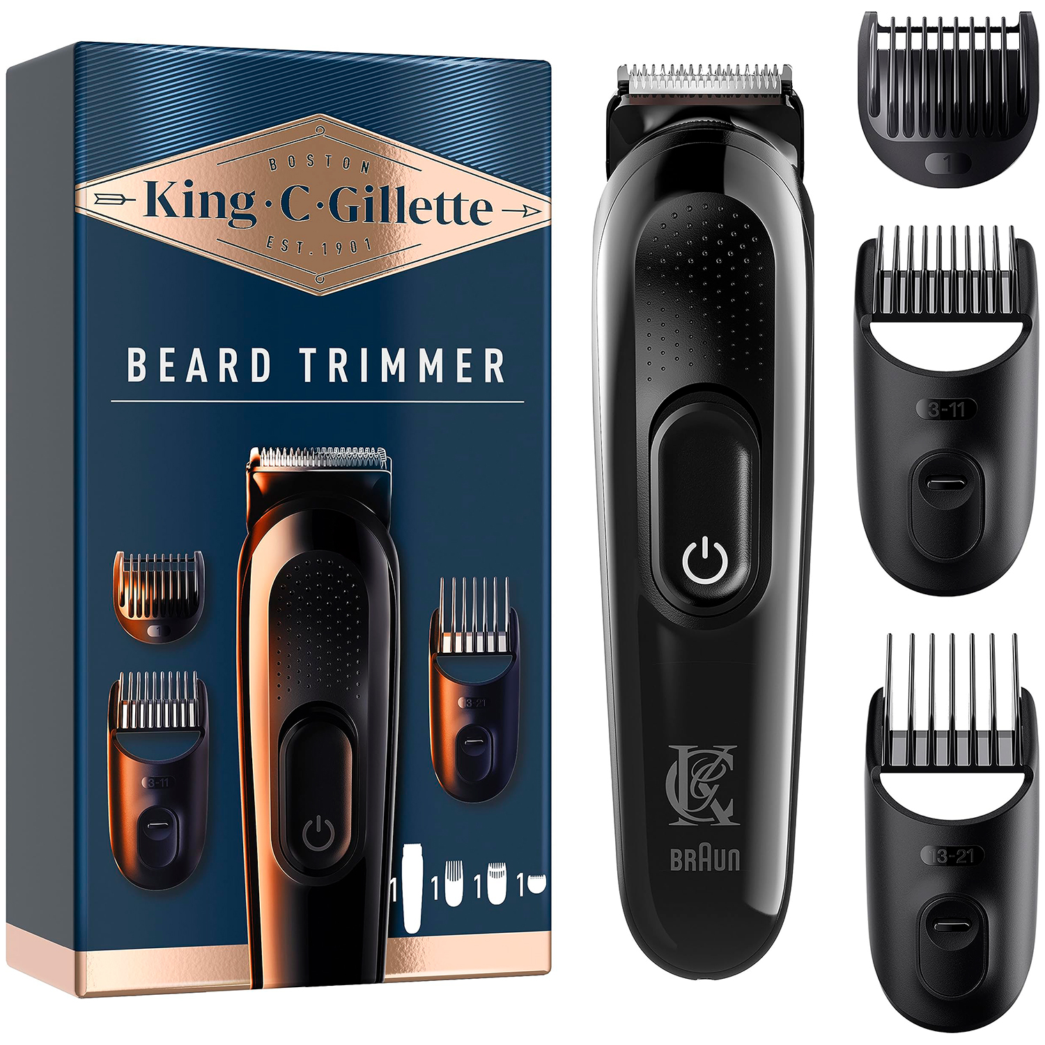 Gillette Elektrischer Bartschneider King C. Elektrischer Bartschneider