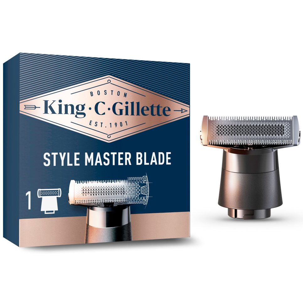 Rasierklinge für Gillette King C. Style Master Bartschneider