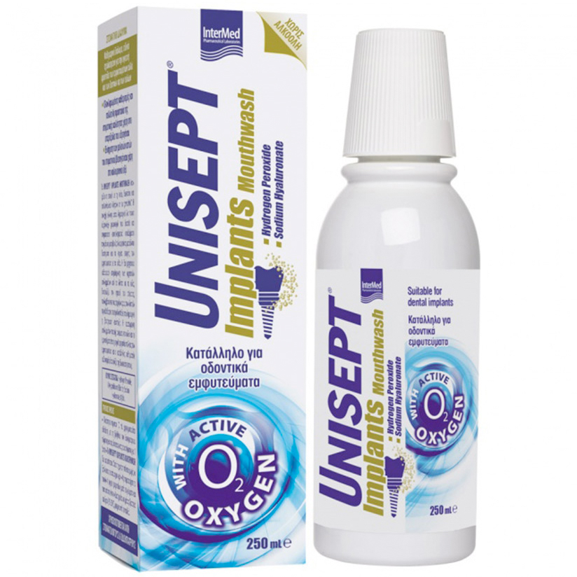 Implantat Mundskyl UNISEPT Implants 250 ml - Unisept Mundskyl