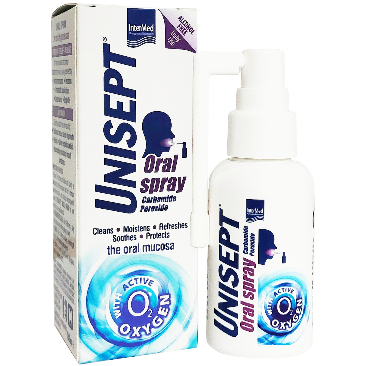 Oral UNISEPT Active Oxygen Spray 50 ml