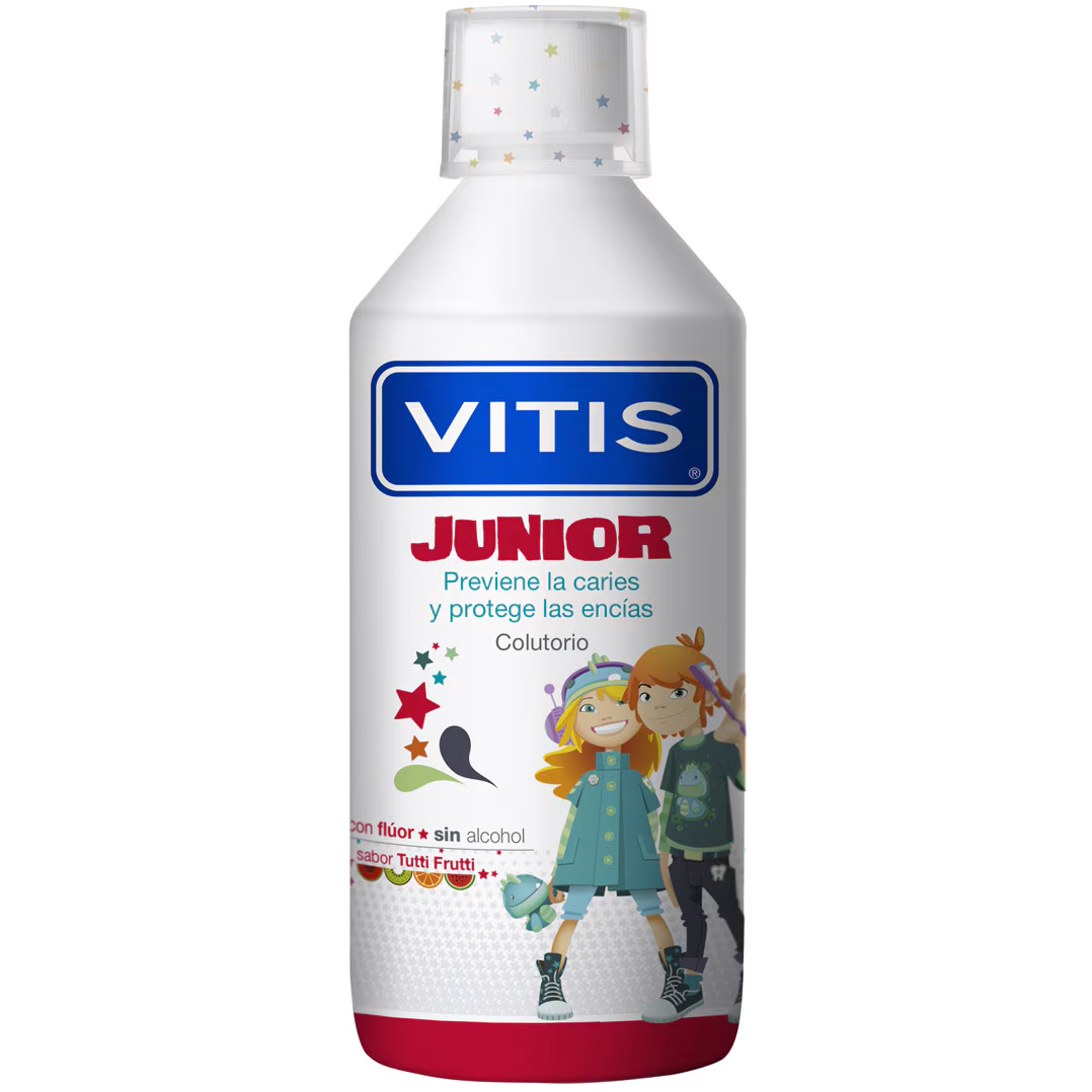 Mundwasser für Kinder VITIS Junior Tutti Frutti 500 ml.