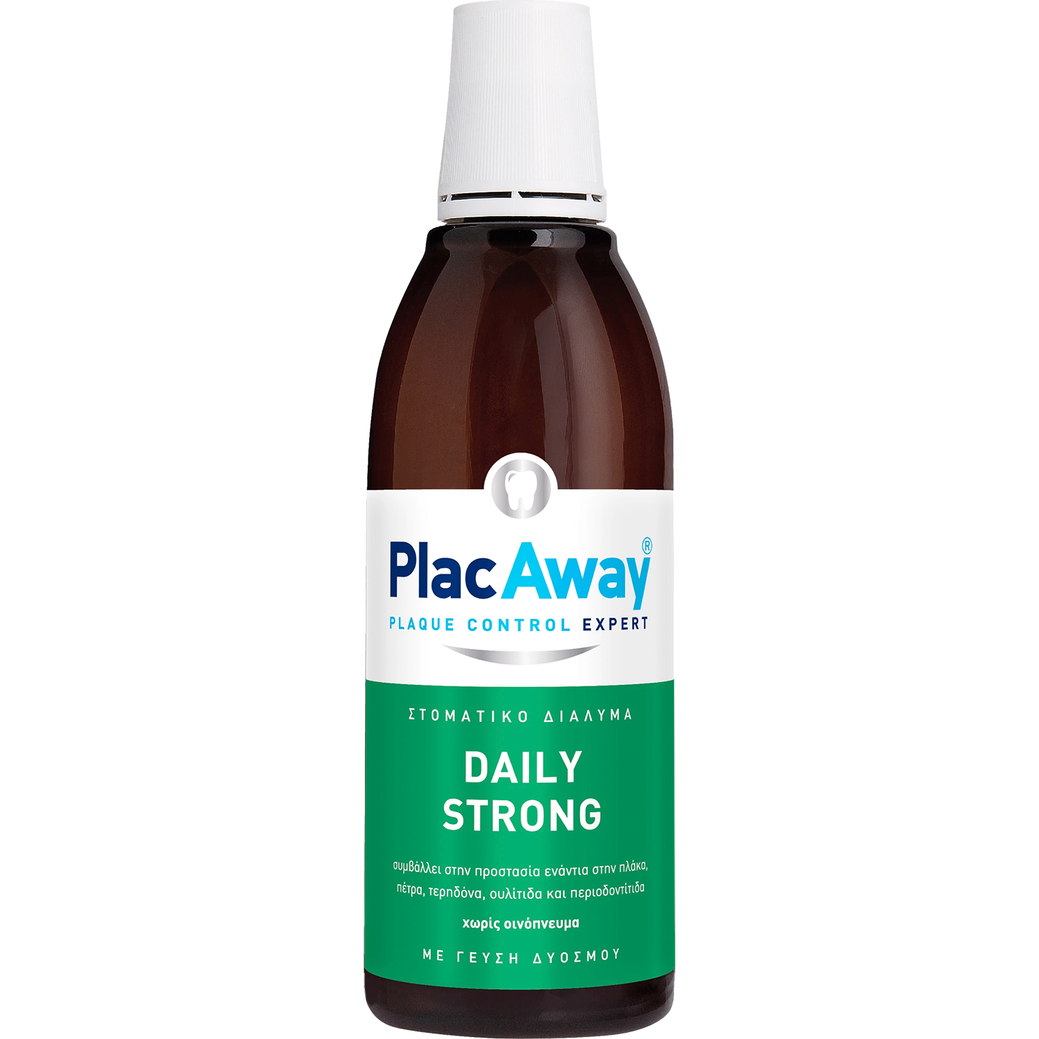 Chlorhexidin-Mundwasser PLAC AWAY Daily Strong 500 ml