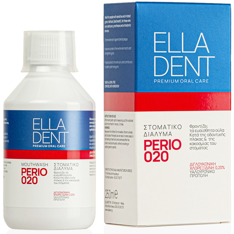 Chlorhexidin Mundwasser 0,20% ELLADENT PERIO 020 - 250 ml