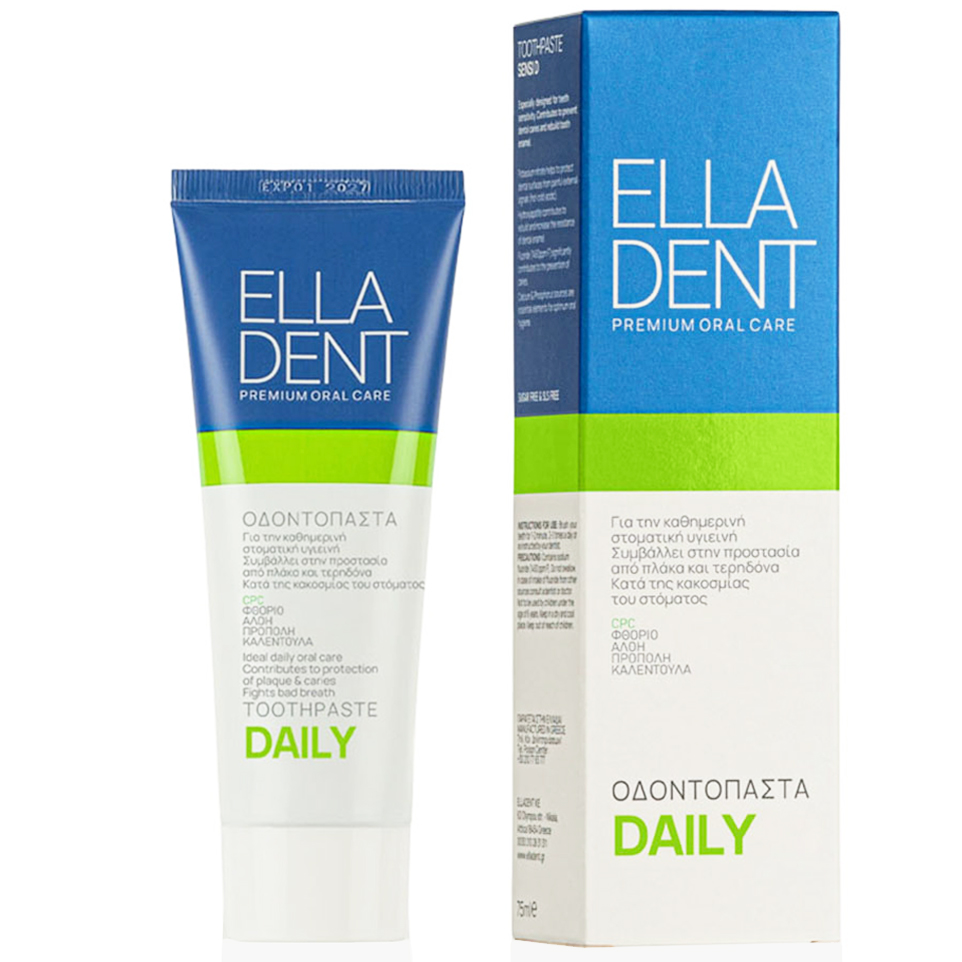CPC Zahnpasta 0,05% ELLADENT Daily Xylitol 75 ml