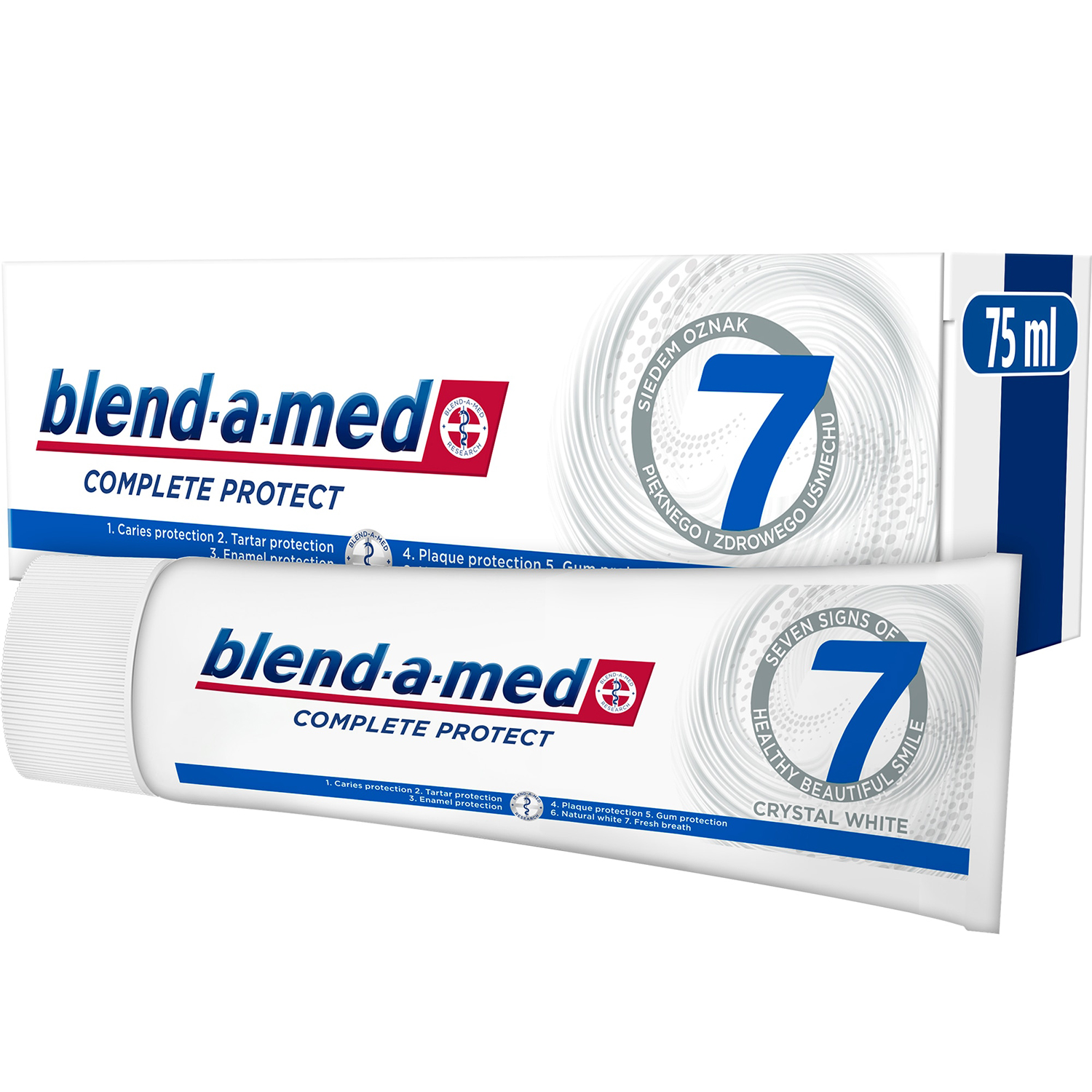 Whitening Zahnpasta BLEND-A-MED Crystal White 75 ml.