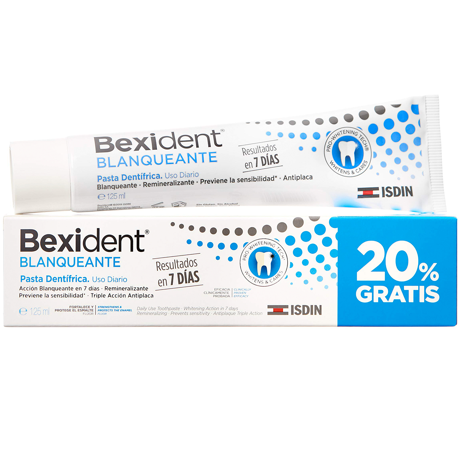 Tandblegning Tandpasta BEXIDENT Whitening 125 ml