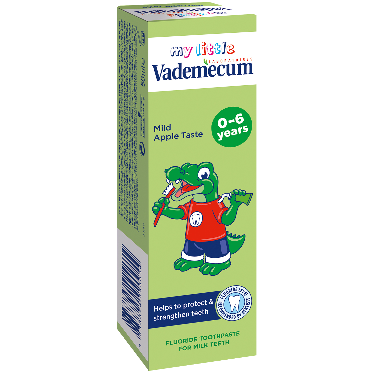 Kinderzahnpasta VADEMECUM Junior Milder Apple 50 ml.