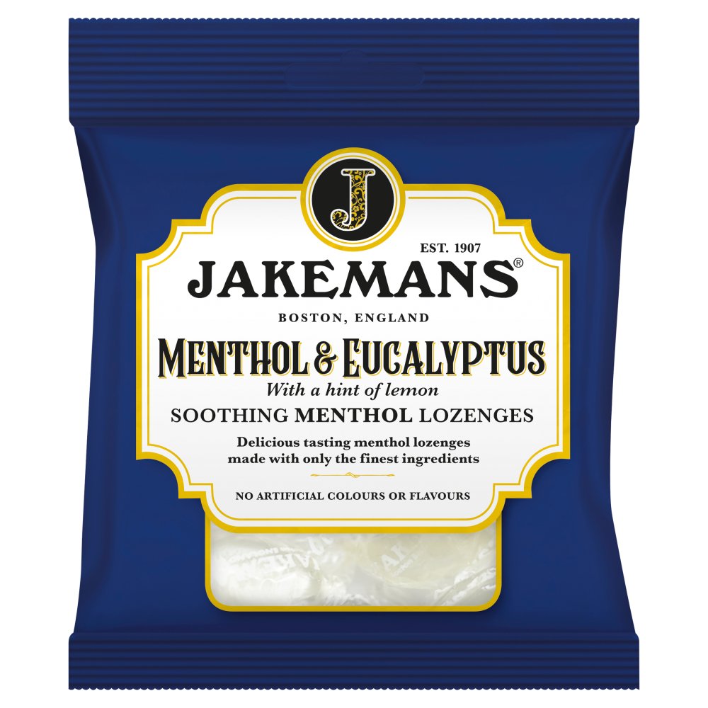 Jakemans Halspastillen Menthol & Eukalyptus 73 gr.