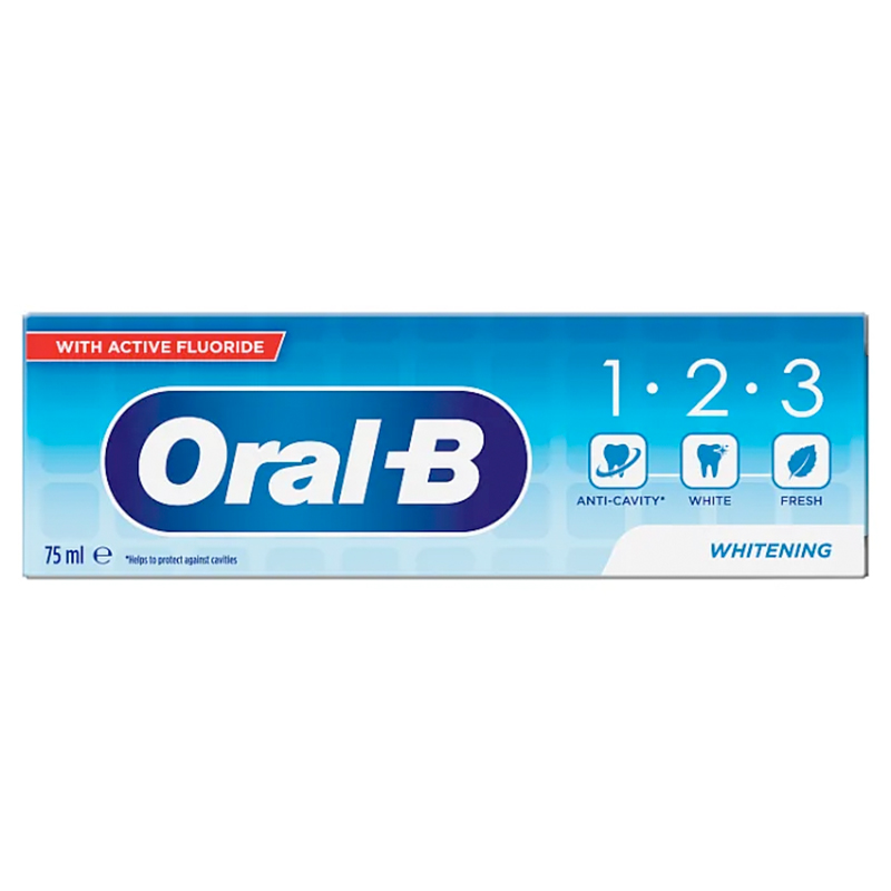 Oral-B Zahnpasta 1-2-3 Whitening 75 ml