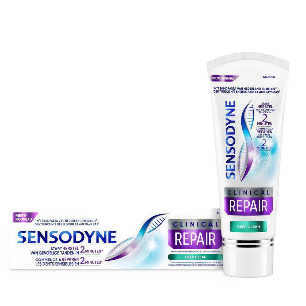 Sensodyne Zahnpasta Clinical Repair für Sensitive Zähne 75 ml.
