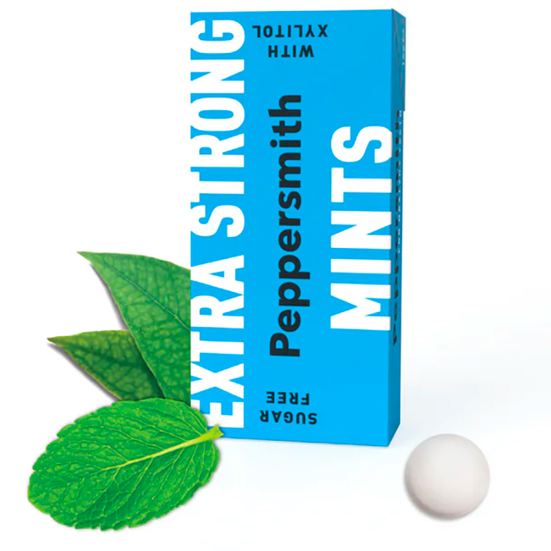Xylitol Pastiller PEPPERSMITH Mints Extra Strong Eucalyptus 15g