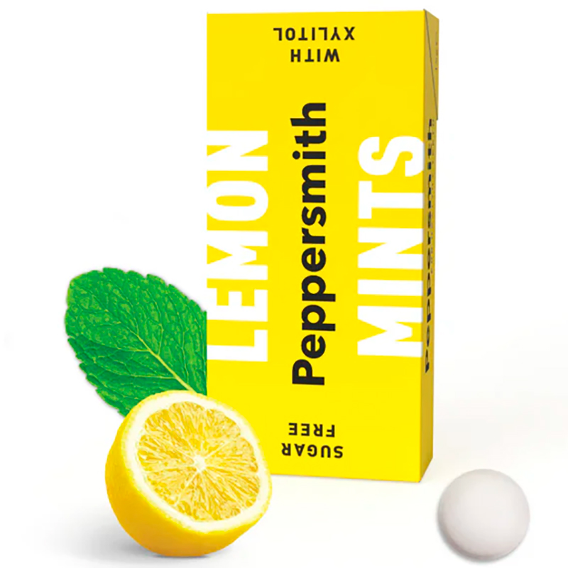 Xylitol Pastiller PEPPERSMITH Mints Sicilian Lemon 15g